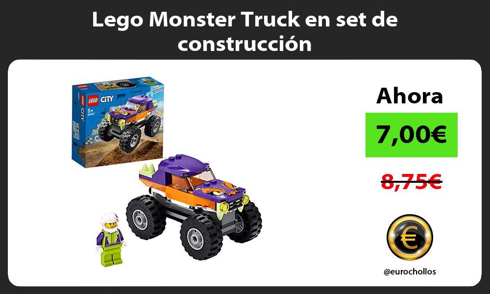 Lego Monster Truck en set de construcción