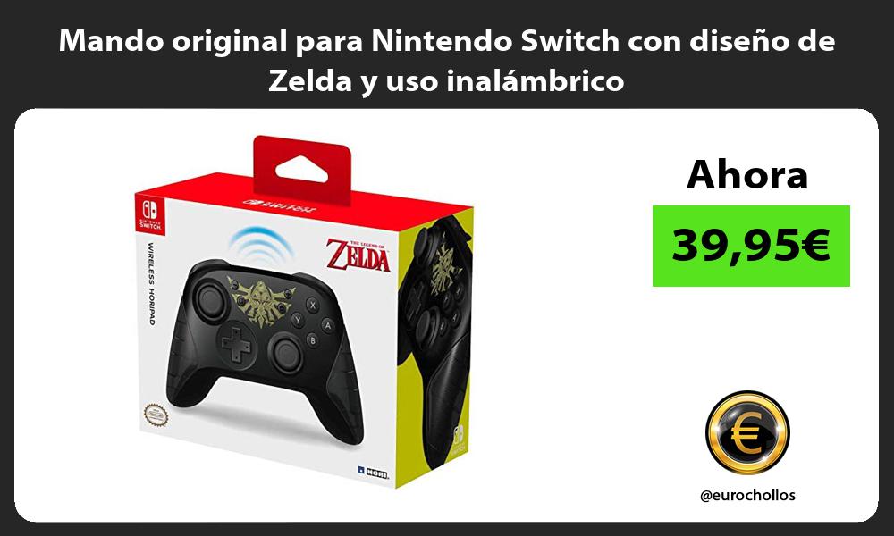 Mando original para Nintendo Switch con diseño de Zelda y uso inalámbrico