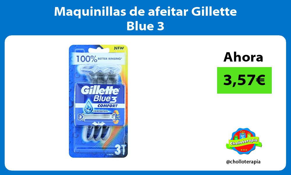 Maquinillas de afeitar Gillette Blue 3