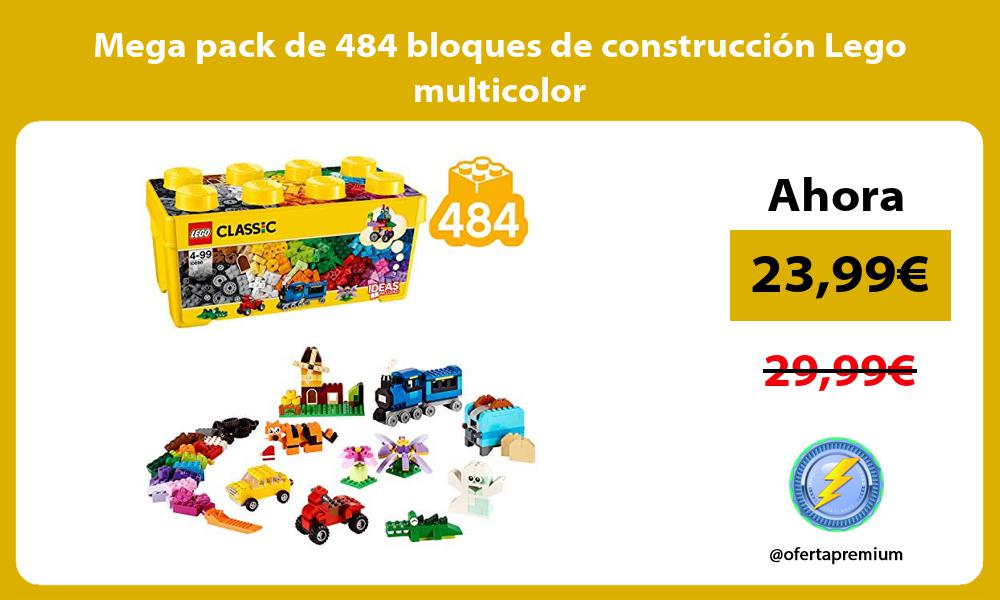 Mega pack de 484 bloques de construcción Lego multicolor