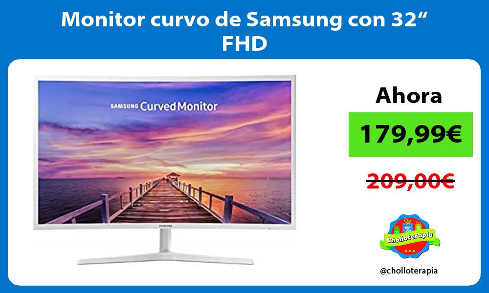 Monitor curvo de Samsung con 32“ FHD
