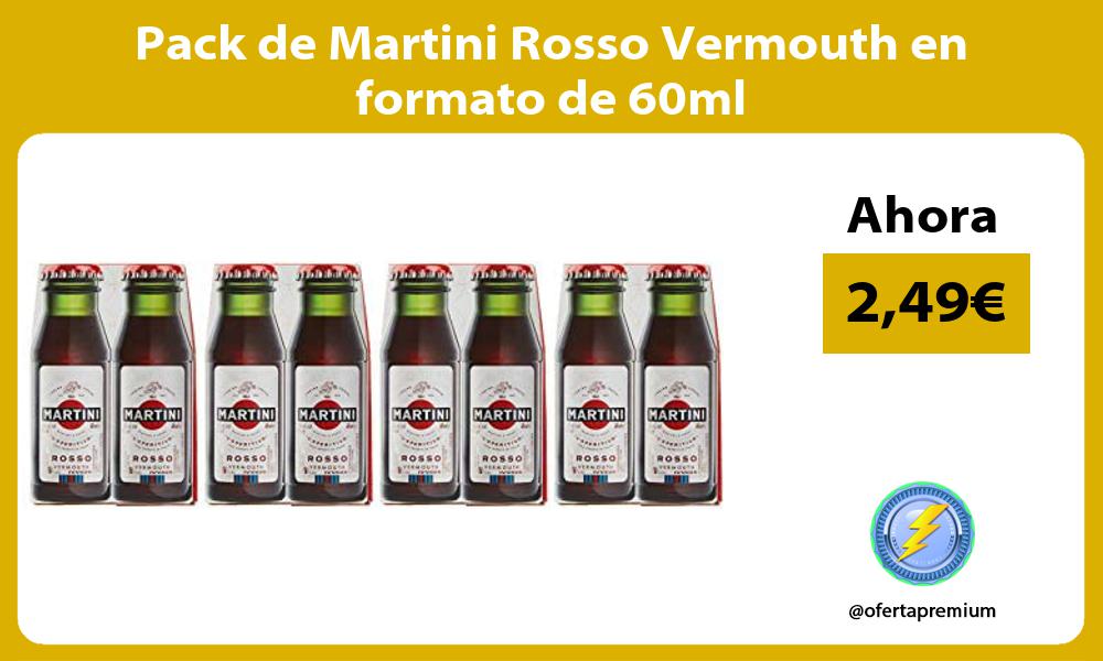 Pack de Martini Rosso Vermouth en formato de 60ml