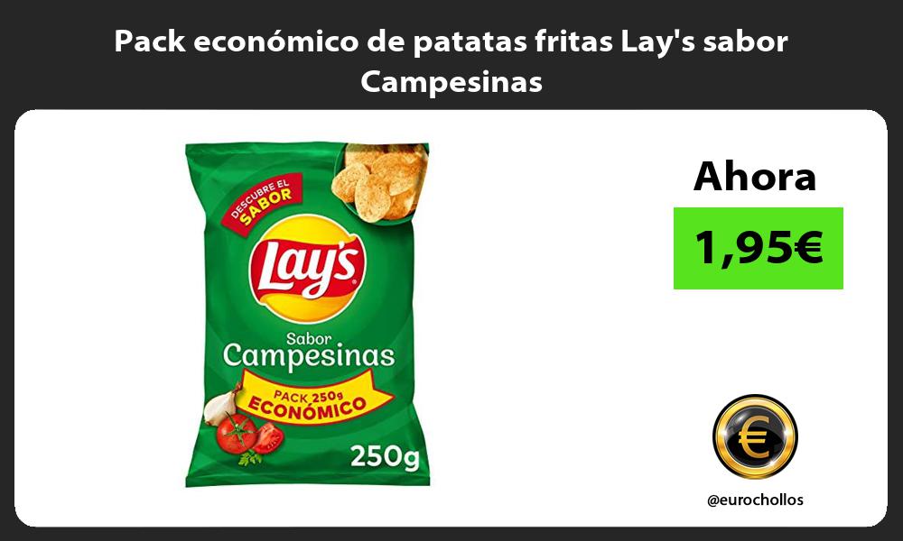 Pack económico de patatas fritas Lays sabor Campesinas