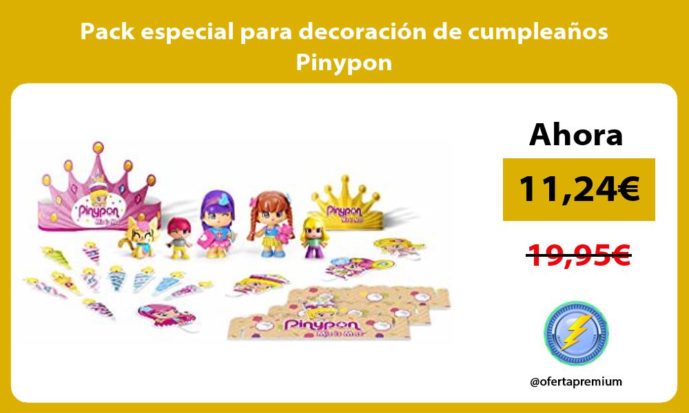 Pack especial para decoración de cumpleaños Pinypon