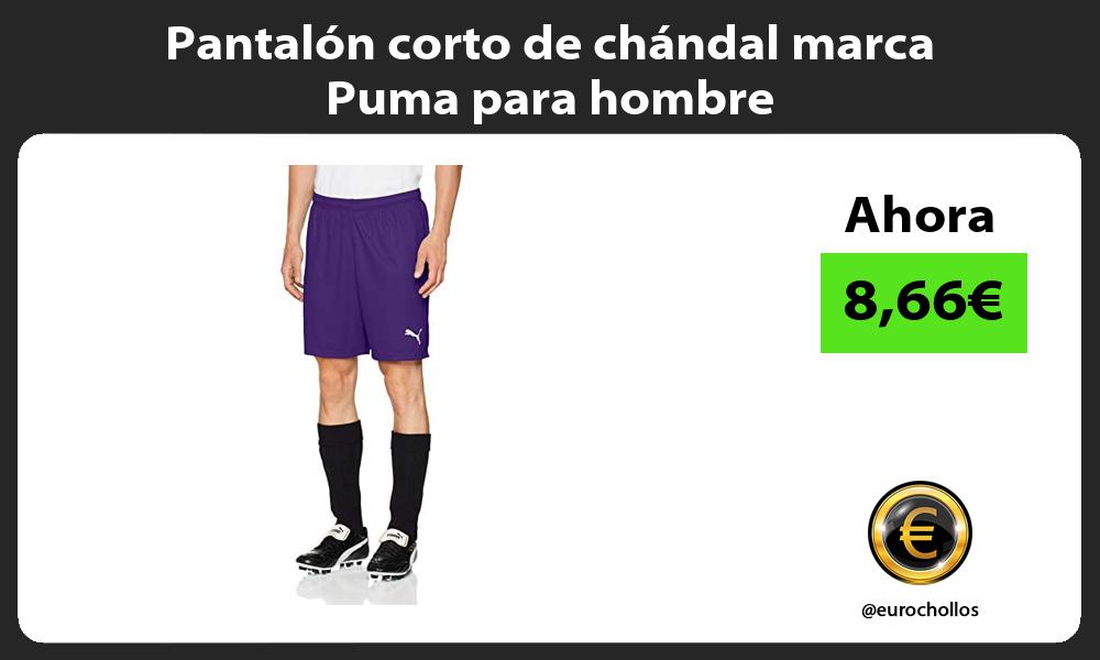 Pantalón corto de chándal marca Puma para hombre