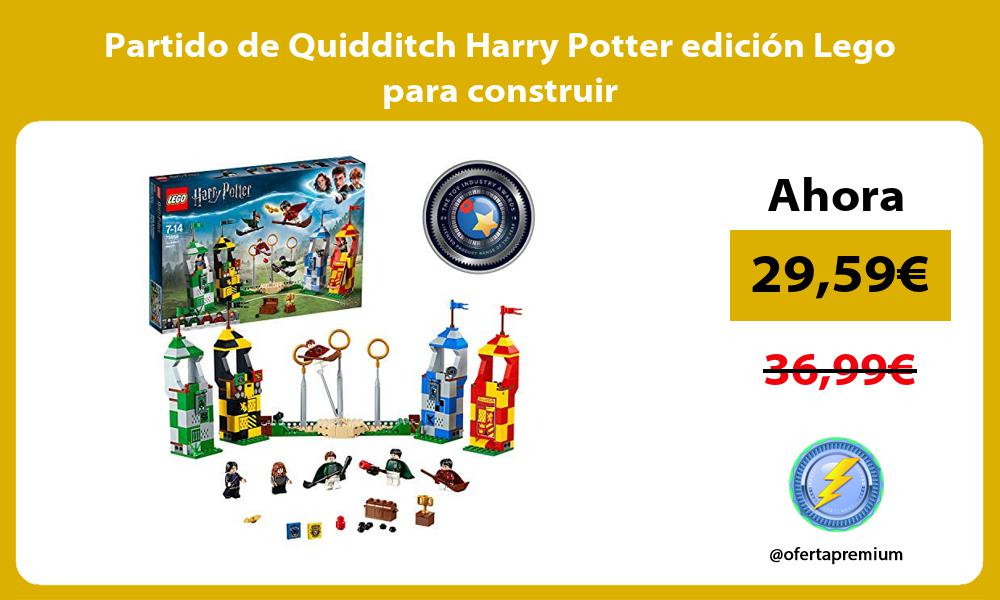 Partido de Quidditch Harry Potter edición Lego para construir