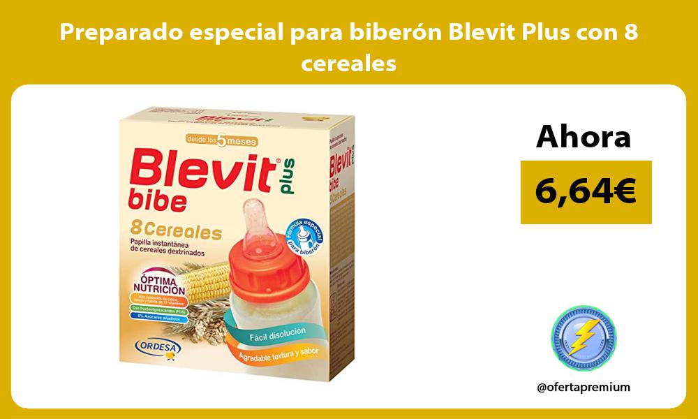Preparado especial para biberón Blevit Plus con 8 cereales