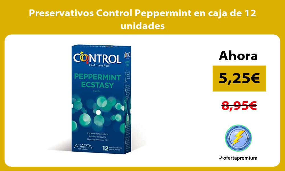 Preservativos Control Peppermint en caja de 12 unidades