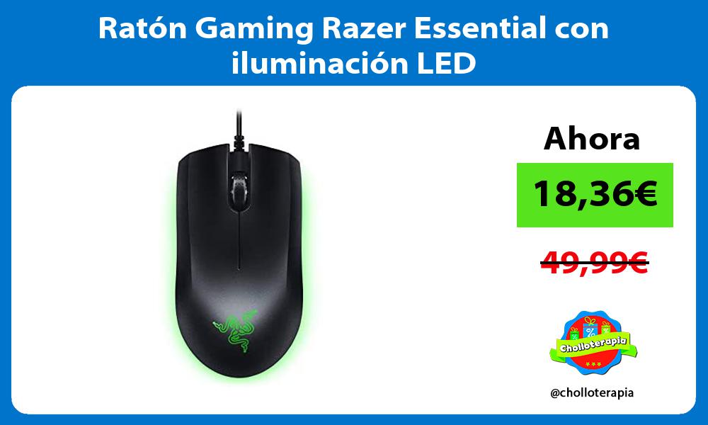 Ratón Gaming Razer Essential con iluminación LED