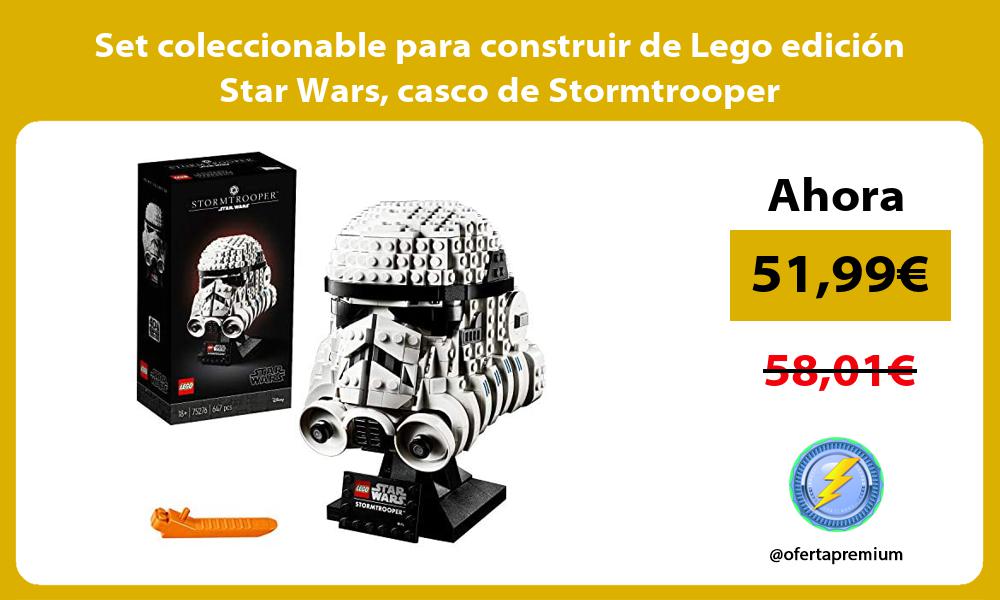 Set coleccionable para construir de Lego edición Star Wars casco de Stormtrooper