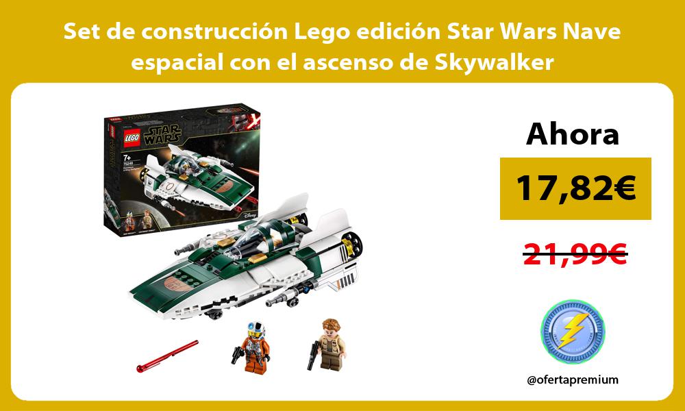Set de construcción Lego edición Star Wars Nave espacial con el ascenso de Skywalker