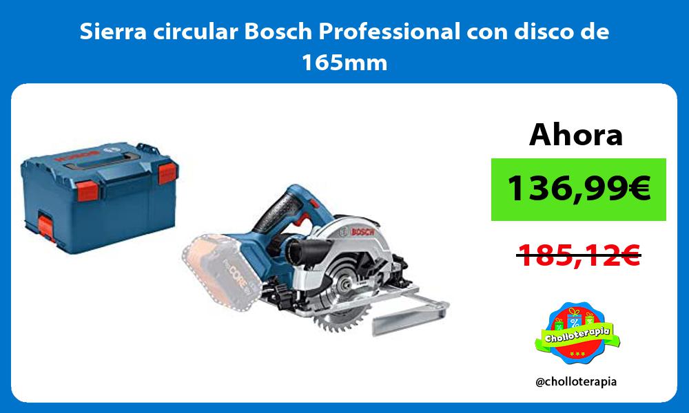 Sierra circular Bosch Professional con disco de 165mm