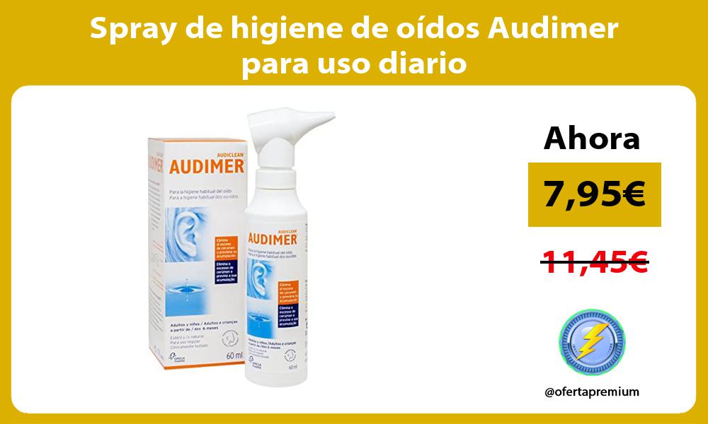 Spray de higiene de oídos Audimer para uso diario