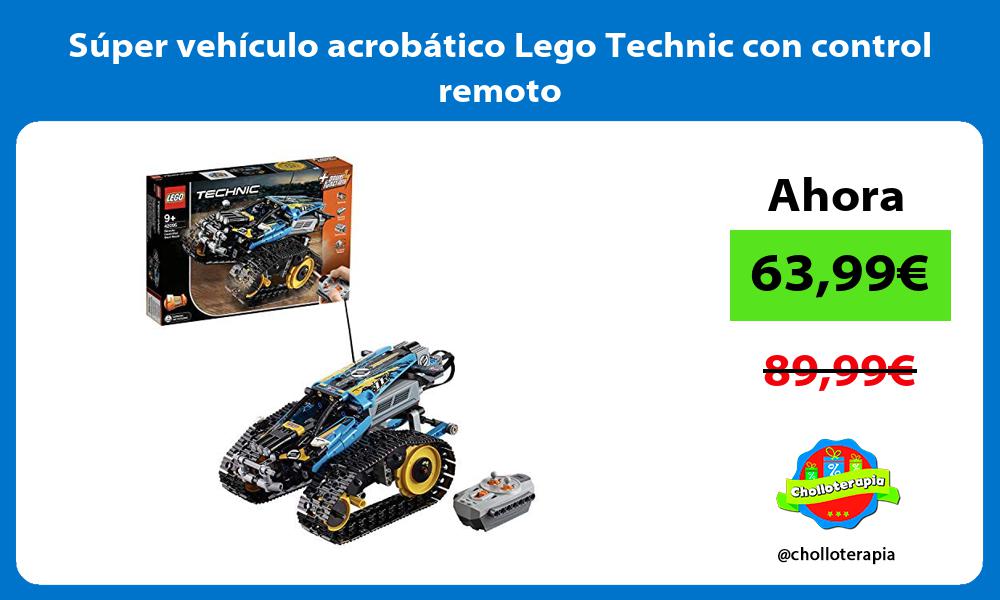Súper vehículo acrobático Lego Technic con control remoto