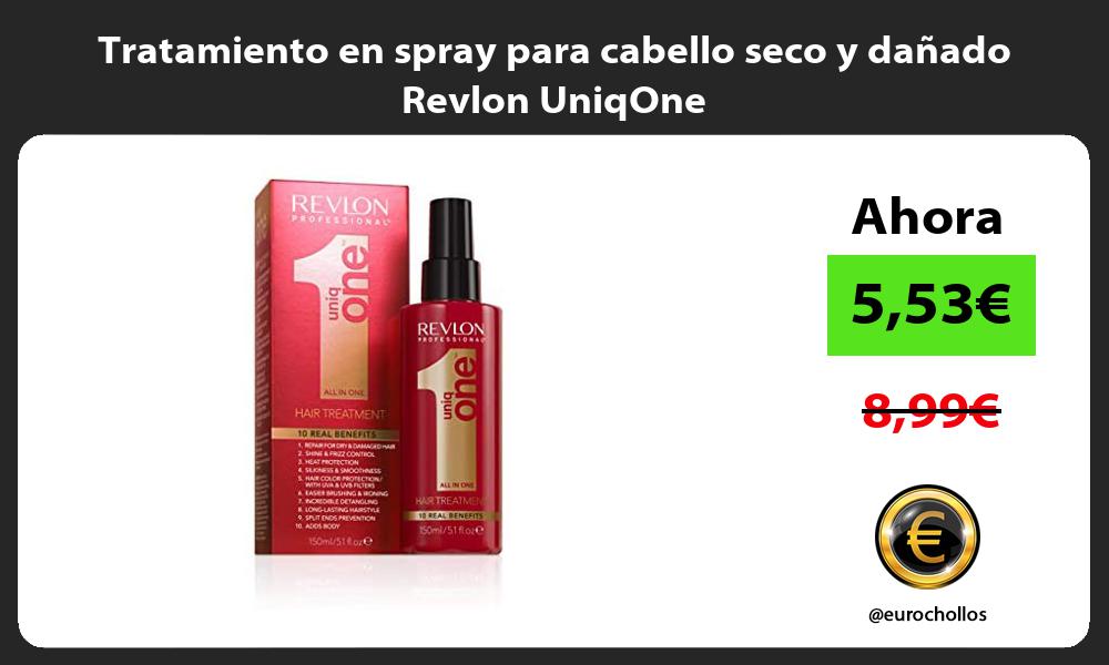 Tratamiento en spray para cabello seco y dañado Revlon UniqOne