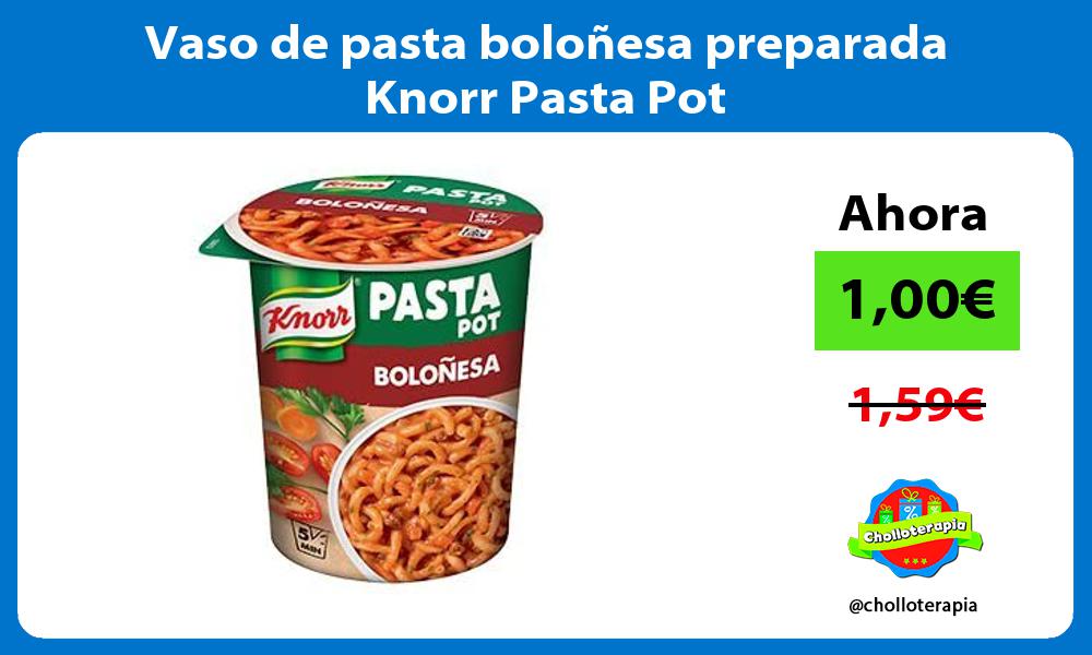 Vaso de pasta boloñesa preparada Knorr Pasta Pot