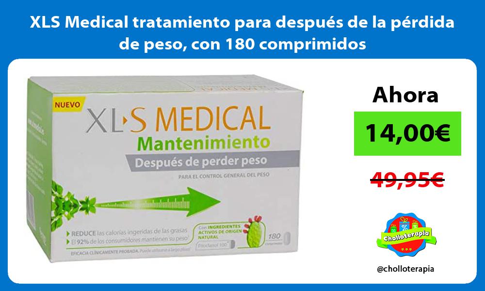 XLS Medical tratamiento para después de la pérdida de peso con 180 comprimidos