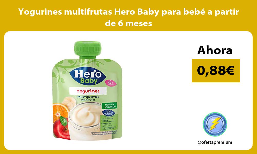 Yogurines multifrutas Hero Baby para bebé a partir de 6 meses