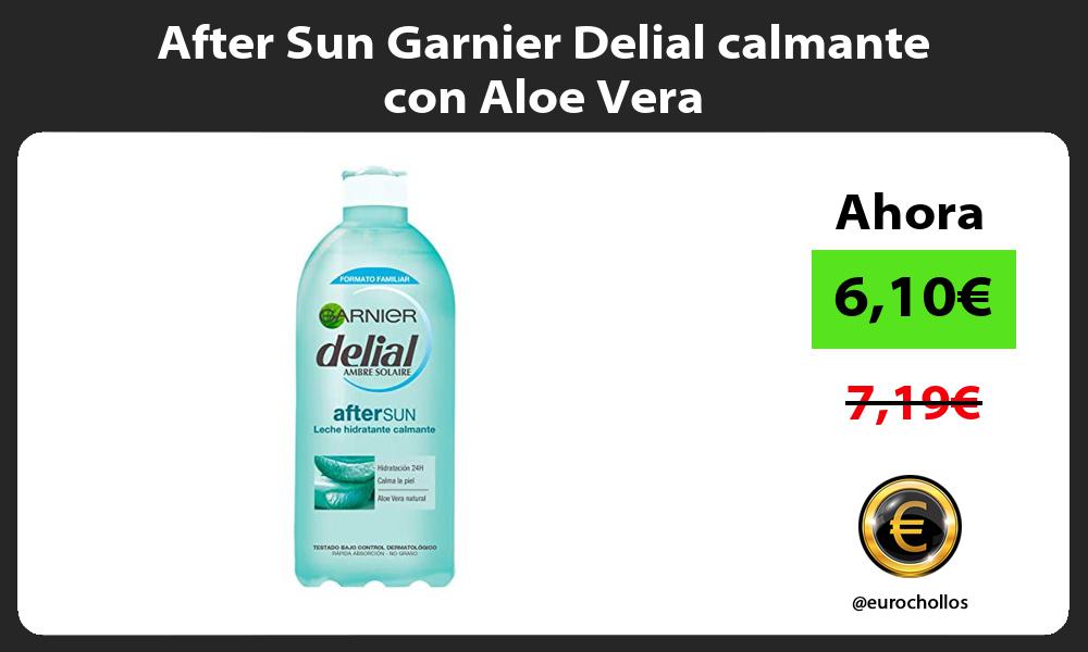 After Sun Garnier Delial calmante con Aloe Vera