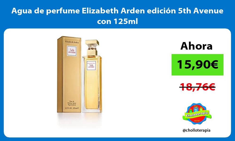 Agua de perfume Elizabeth Arden edición 5th Avenue con 125ml
