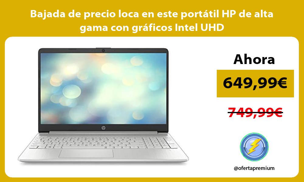 Bajada de precio loca en este portátil HP de alta gama con gráficos Intel UHD