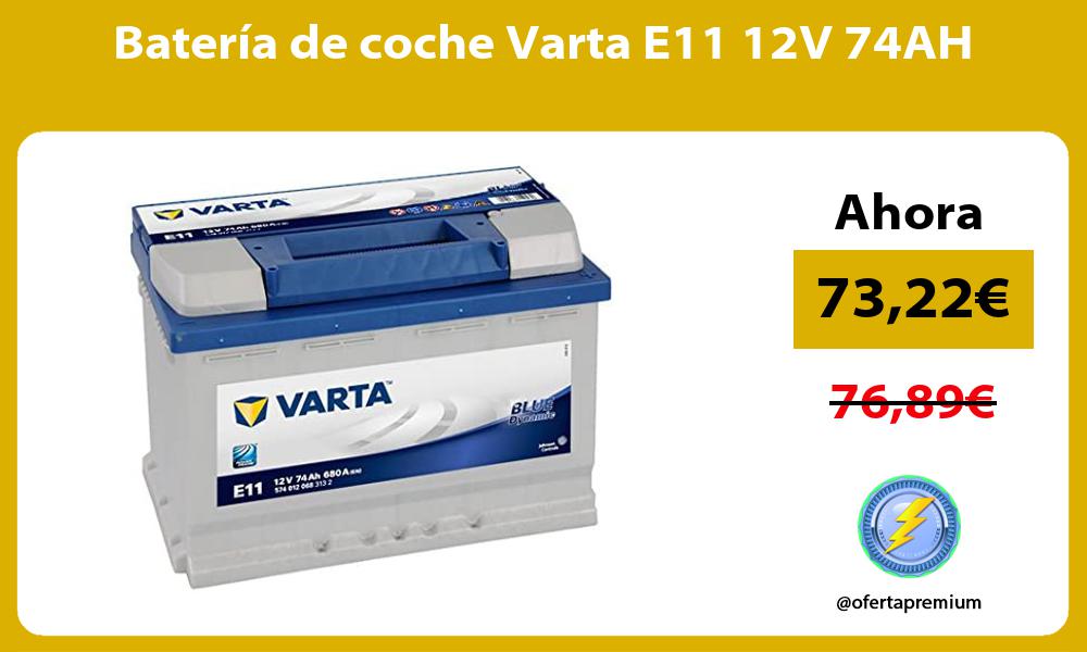 Batería de coche Varta E11 12V 74AH
