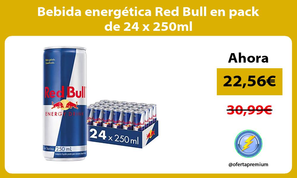 Bebida energética Red Bull en pack de 24 x 250ml