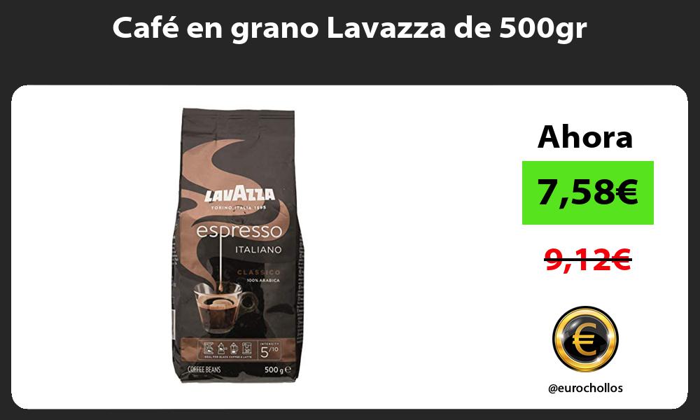 Café en grano Lavazza de 500gr