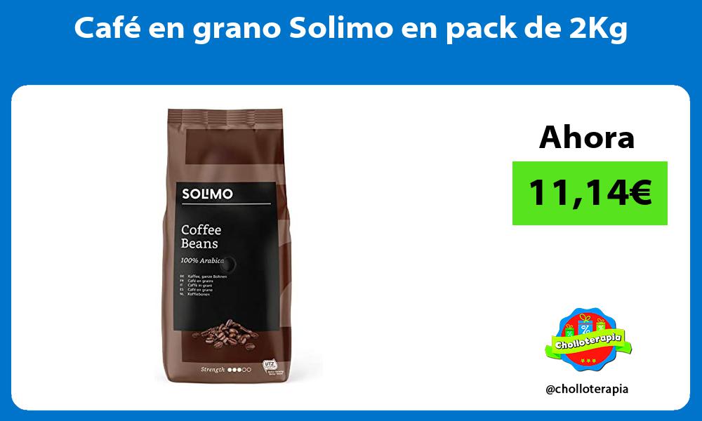 Café en grano Solimo en pack de 2Kg