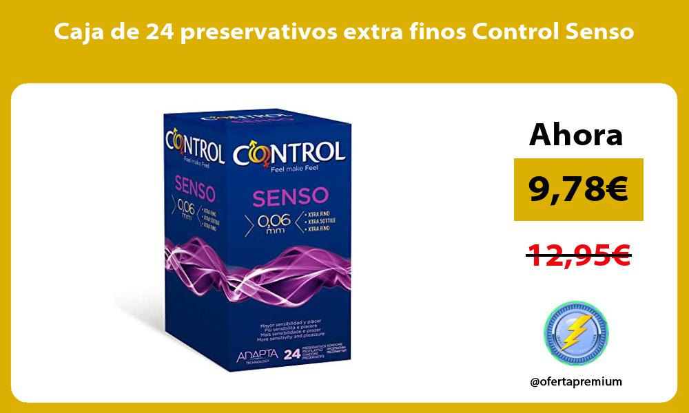 Caja de 24 preservativos extra finos Control Senso