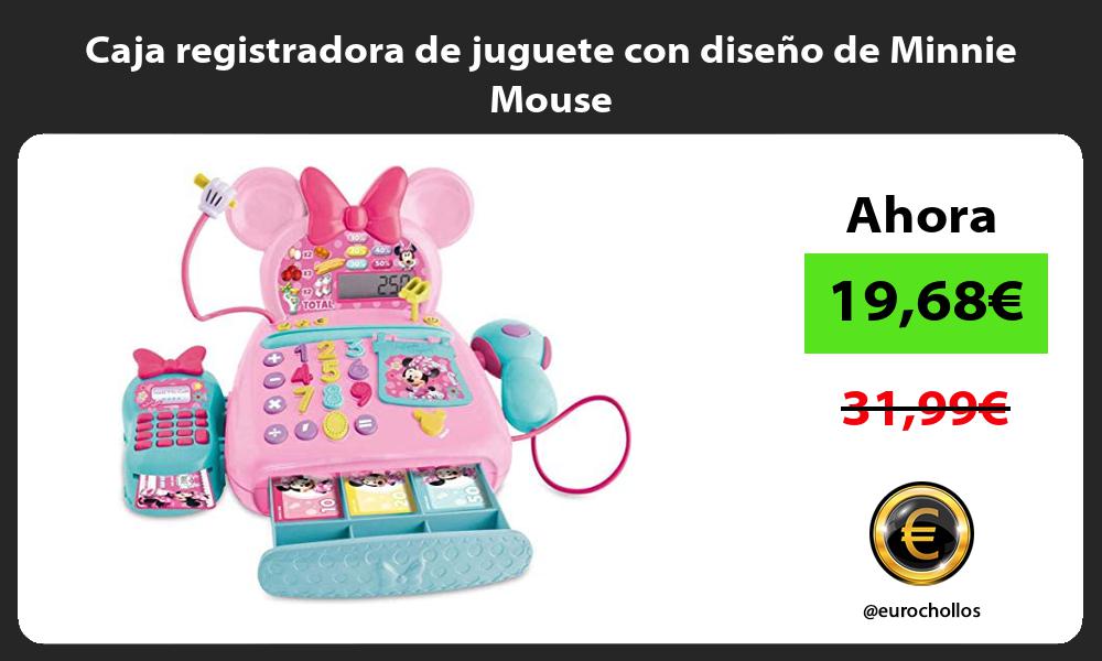 Caja registradora de juguete con diseño de Minnie Mouse