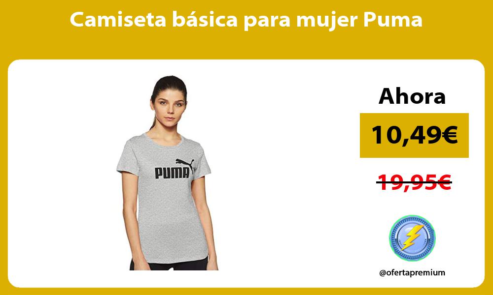 Camiseta básica para mujer Puma