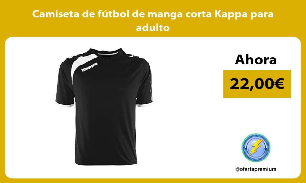 Camiseta de fútbol de manga corta Kappa para adulto