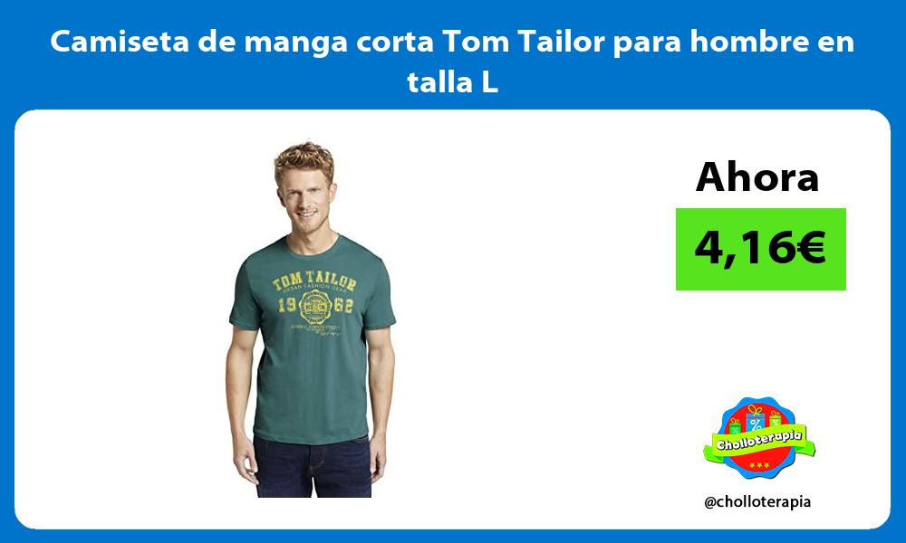 Camiseta de manga corta Tom Tailor para hombre en talla L