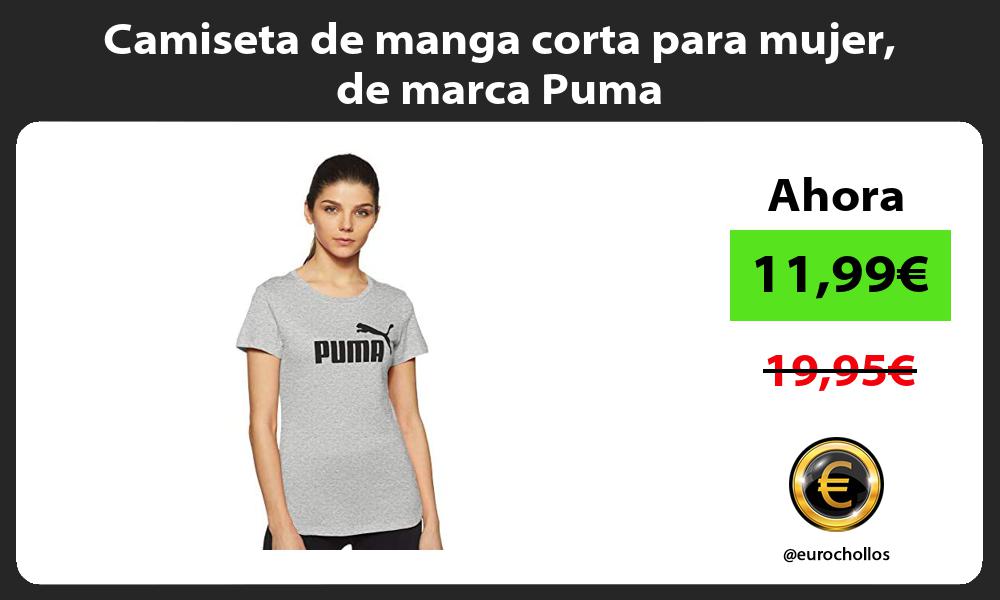 Camiseta de manga corta para mujer de marca Puma