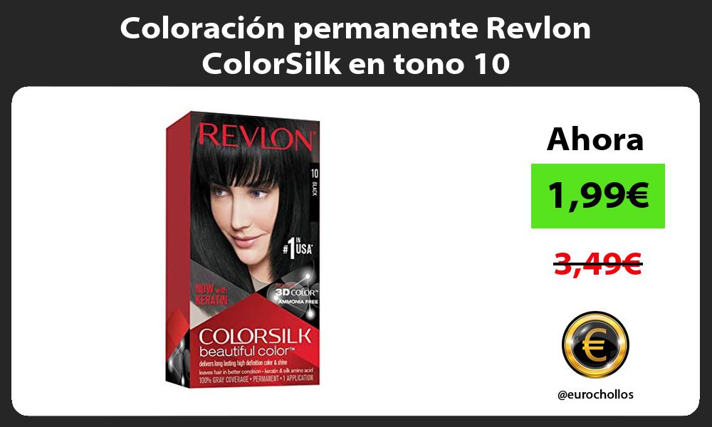 Coloración permanente Revlon ColorSilk en tono 10