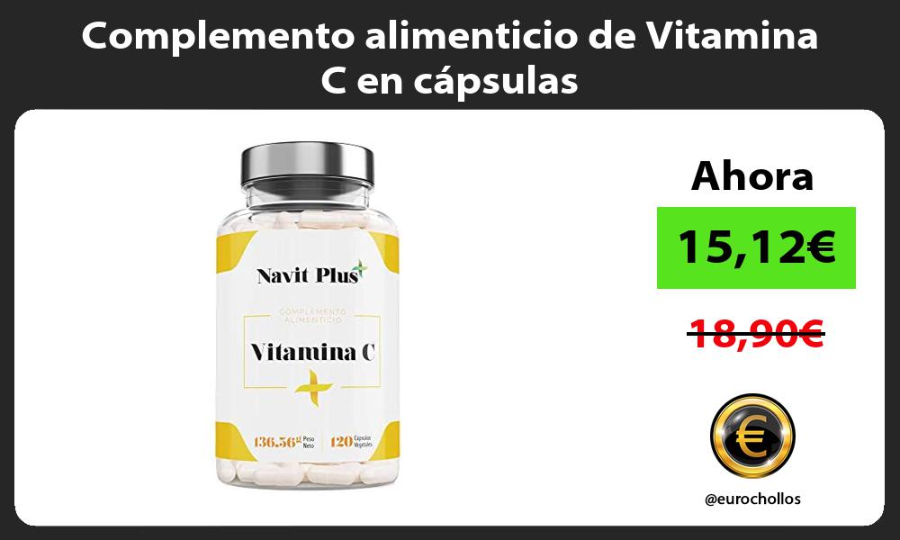 Complemento alimenticio de Vitamina C en cápsulas