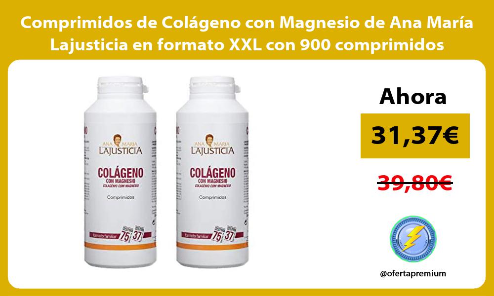 Comprimidos de Colágeno con Magnesio de Ana María Lajusticia en formato XXL con 900 comprimidos