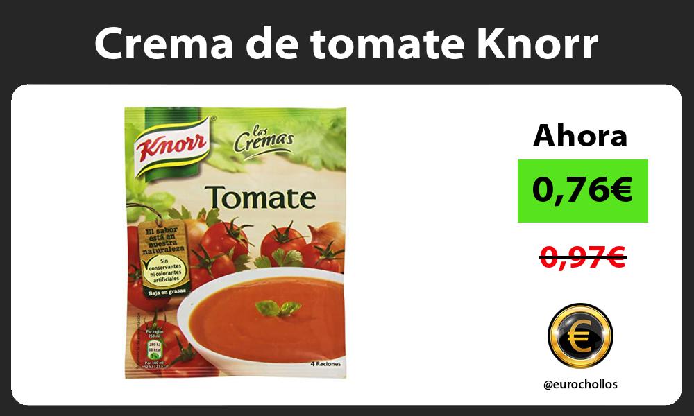 Crema de tomate Knorr