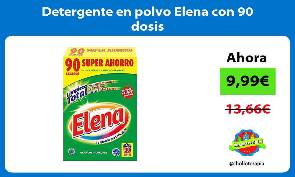 Detergente en polvo Elena con 90 dosis