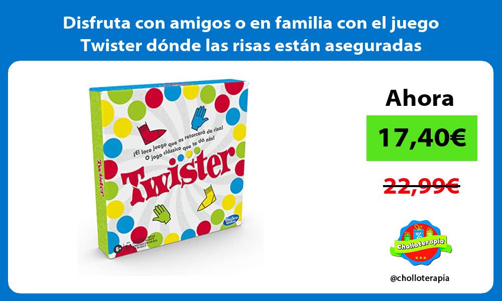 Disfruta con amigos o en familia con el juego Twister dónde las risas están aseguradas