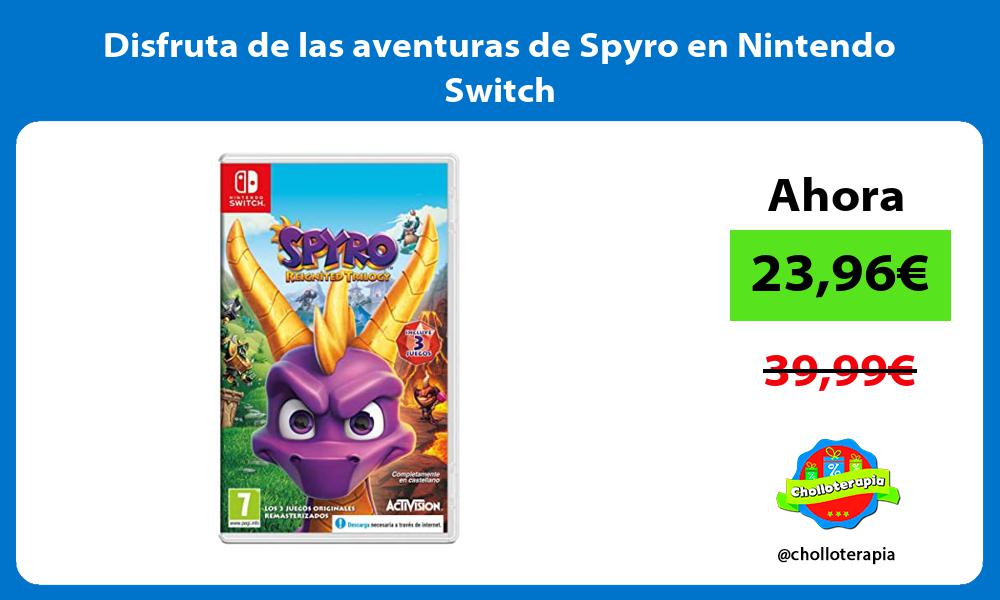 Disfruta de las aventuras de Spyro en Nintendo Switch
