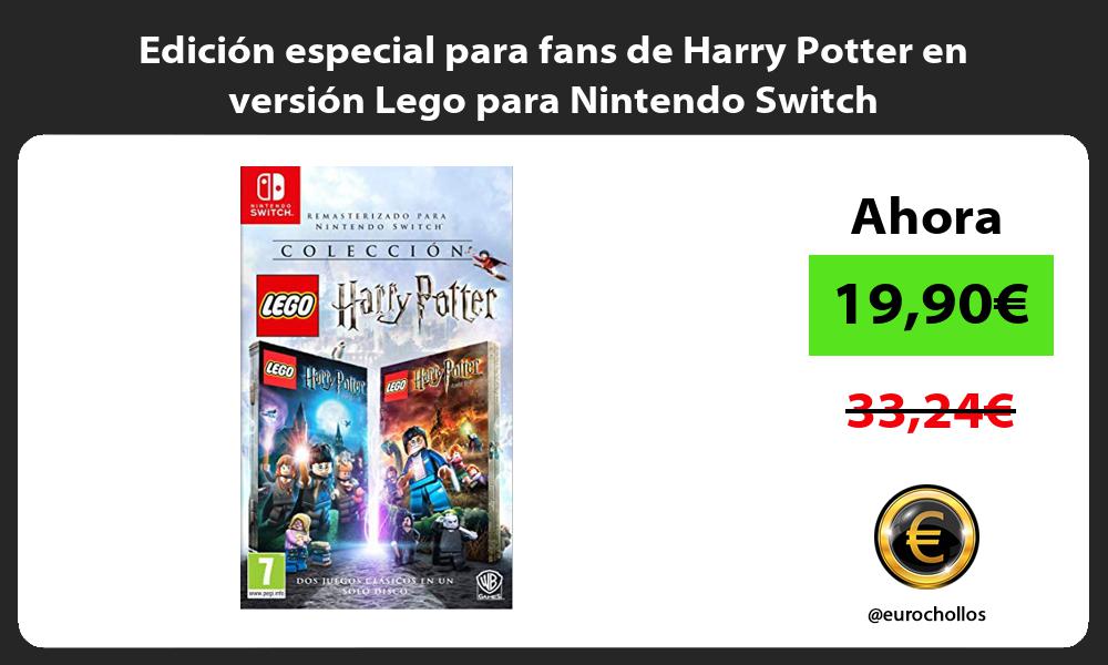 Edición especial para fans de Harry Potter en versión Lego para Nintendo Switch