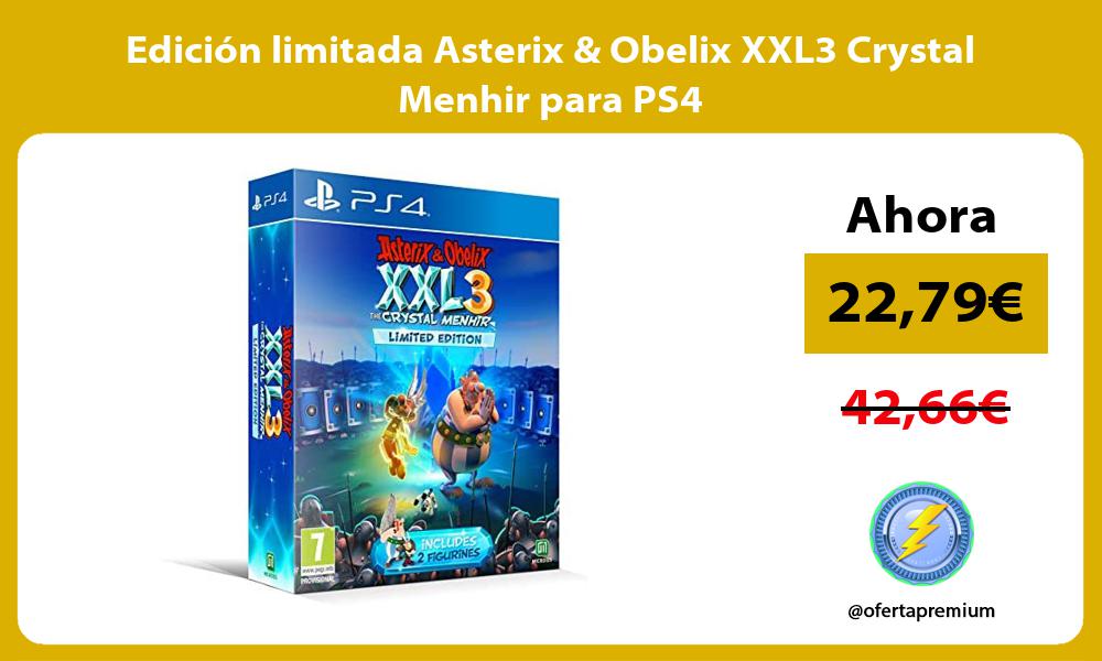 Edición limitada Asterix Obelix XXL3 Crystal Menhir para PS4