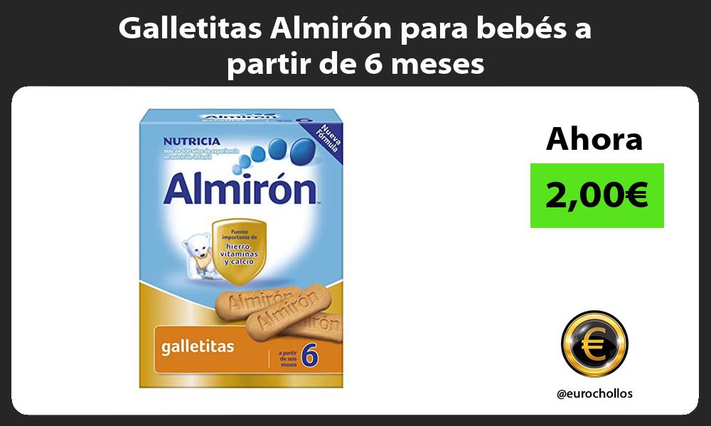 Galletitas Almirón para bebés a partir de 6 meses