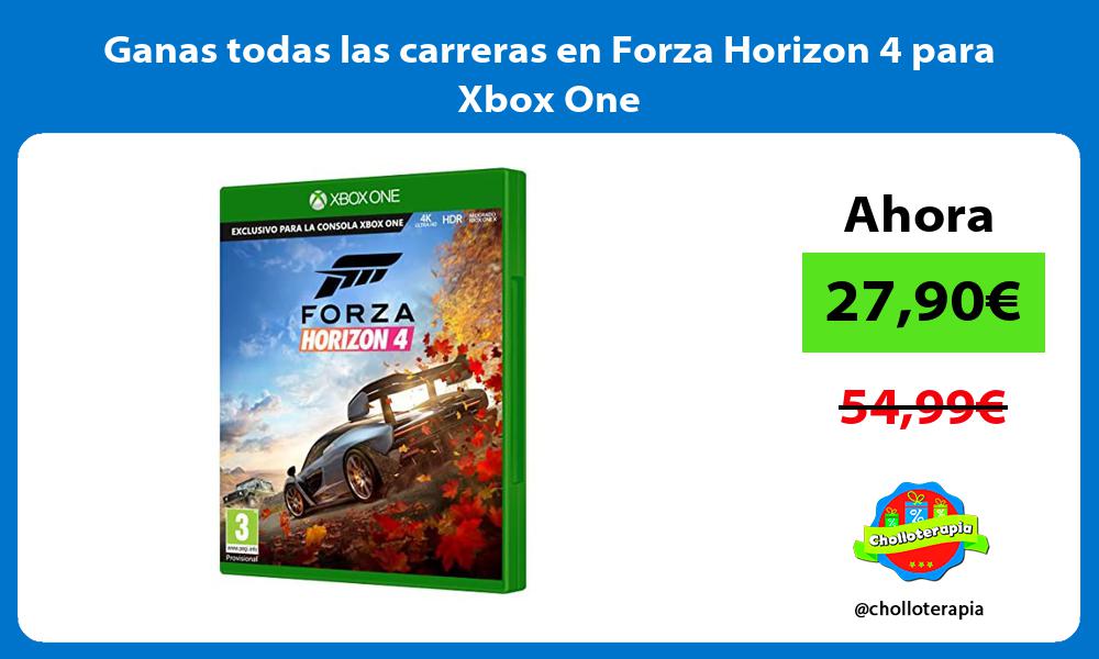 Ganas todas las carreras en Forza Horizon 4 para Xbox One