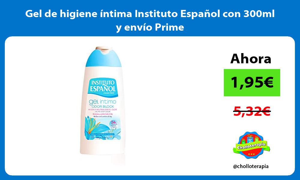 Gel de higiene íntima Instituto Español con 300ml y envío Prime