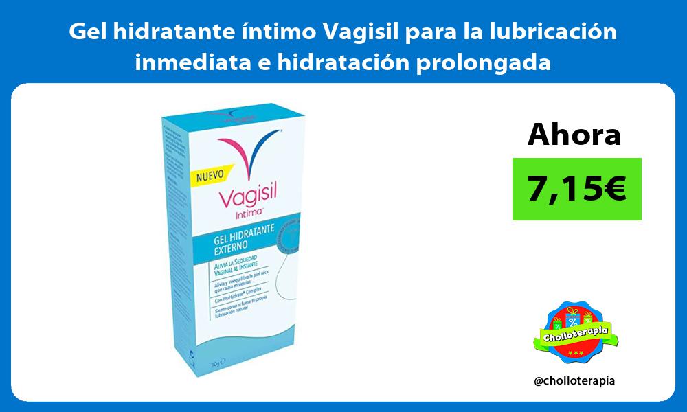 Gel hidratante íntimo Vagisil para la lubricación inmediata e hidratación prolongada