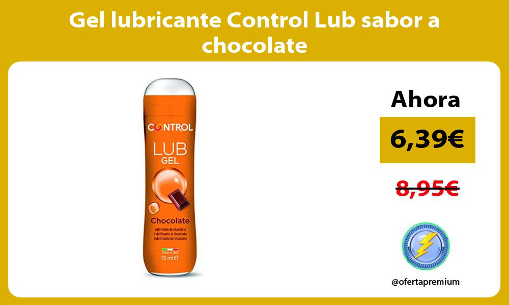 Gel lubricante Control Lub sabor a chocolate