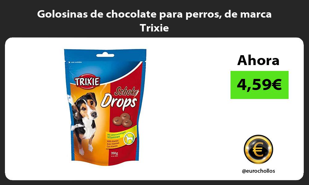 Golosinas de chocolate para perros de marca Trixie